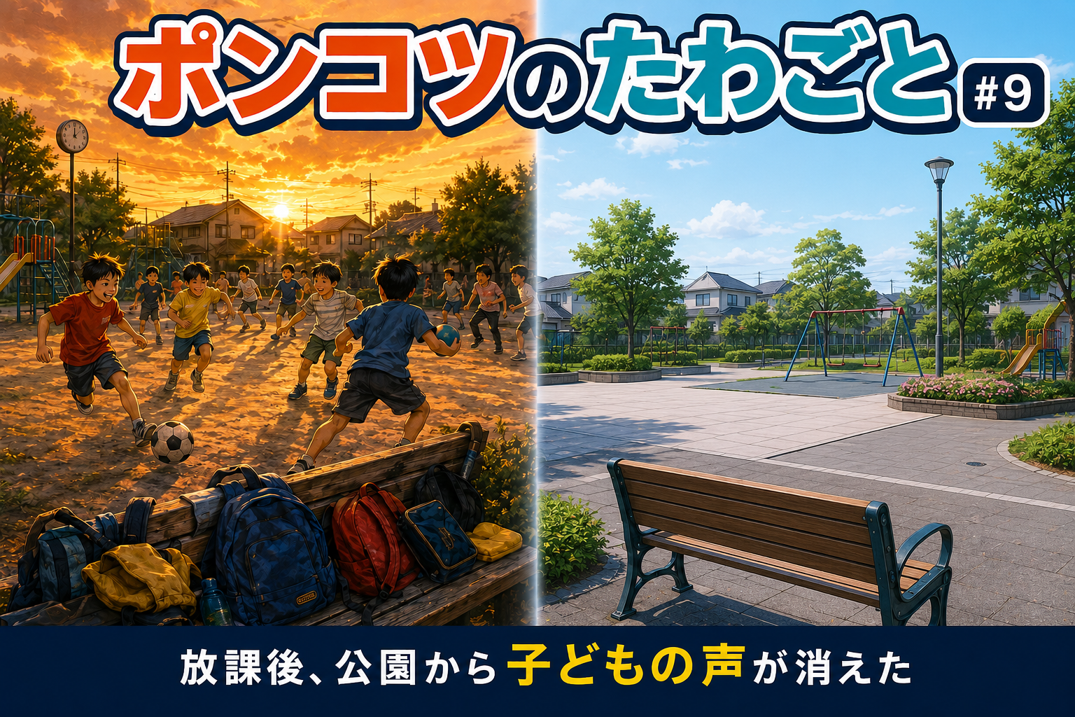 公園から子どもの声が消えた